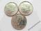 3 x half Dolar USA 1964 stan 2