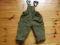 Ocieplane spodnie na sanki rozm 92