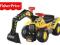 Fisher Price Jeździk Duża Koparka 8228