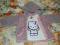 Kurteczka na polarku i bluza HELLO KITTY 6-9 mcy