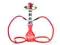 SHISHA 2-OSOBOWA CZERWONA - 45 CM - Warszawa