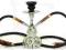 SHISHA 2-OSOBOWA CZARNA WZORY - 25 CM - Warszawa