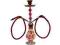 SHISHA 2-OSOBOWA CZERWONA WZORY - 45 CM - Warszawa