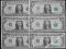 SET 6 szt. $.. 1 DOLAR 2009 r. UNC. USA