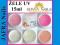 ŻELE UV 15ml SUNNY NAILS 5 KOLORÓW CLEAR PINK