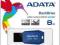 ADATA DashDrive UV100 8GB USB2.0 niebieski- mini