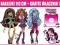 Naklejki MONSTER HIGH Naklejka ścienna XXL+ GRATIS