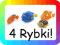 GUMOWE RYBKI GDZIE JEST NEMO DO KĄPIELI ZESTAW 4EL