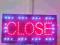 Tablica Świetlna LED OKAZJA napis CLOSE !