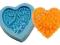 Serce ORNAMENT Forma silikonowa 3D Ślub Urodziny