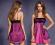 Fucsia Babydoll Halka Koszulka Obsessive w24h L/XL