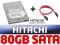 NOWY HITACHI 80GB SATA + taśma sata = GWARANCJA_36