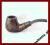 Fajka Golden Pipe 46 Ciemny Brąz