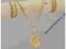 @ karat ZŁOTY MEDALIK z ŁAŃCUSZKIEM  pr.585