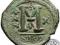 Bizancjum Justyn II 565-578 Ae-follis st. 3-