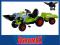 BIG 56553 Traktor na pedały Claas łycha przyczepa