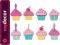 Wykrojniki Sizzix Triplits Cupcakes 9 szt 659927