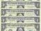 USA  -  1 DOLLAR 2009 r. -  5 szt. z paczki UNC