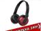 SŁUCHAWKI BEZPRZEWODOWE SONY MDR-ZX550BNR CZERWONE