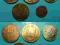 MONETY ZASTĘPCZE, ŻETONY - ZESTAW 5 SZTUK