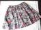 spódniczka spódnica mini kwiaty r. 134 cm