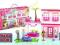 MEGA BLOKS BARBIE DOMEK NA PLAŻY KLOCKI 159 elemen