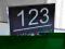 OZNACZENIE DOMU, NUMER NA DOM Z ULICĄ, KASETON