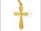 ZŁOTY KRZYŻYK NA KOMUNIE CHRZEST PR.585 - EJUBILER