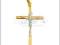 ZŁOTY KRZYŻYK NA KOMUNIE CHRZEST PR.585 - EJUBILER
