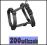 TRIXIE SZELKI M-L 50-75cm/25mm CIEMNO-SZARE 20346
