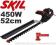 SEKATOR DO ŻYWOPŁOTU 52cm 450W 0740 SKIL