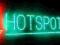 HOT SPOT DUŻA REKLAMA LED 130x40 cm MIGAJĄCA