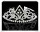 DIADEM KORONA TIARA OPASKA CYRKONIE ŚLUB 62