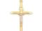 KRZYŻYK ZŁOTY KRZYŻ CHRYSTUS 585 MADE IN ITALY