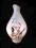 Śliczny malowany wazonik porcelana 22cm BCM