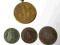 Lot, Niemcy, 1,2,5 pfennigów i medalik