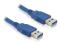 DELOCK Kabel USB 3.0 AM-AM 1.5M d.24h