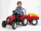 Traktor pedały Ranch Trac z przyczepą Falk 1051B