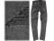 KIABI czarne LEGGINSY a'la jeans r.162 N490E