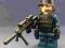 LEGO / BROŃ / POLICJANT / OFICER SWAT / SNIPER