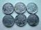 USA 5 centów 1918-1937,6 szt bez powtórek.Indianin