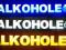 Reklama Led szyld świecąca 230V ALKOHOLE ALKOHOL Reklama Led szyld świecąca 230V ALKOHOLE ALKOHOL
