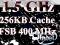P4 1.5GHz/256KB Cache/400MHz FSB S.478 SL59V SL62Y