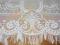 PIĘKNY KOMPLET DŁUGICH FIRAN Z FRĘDZLAMI