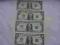 4x 1 dolar USA