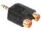 Adapter 2 x RCA F - Jack 3,5mm M Chinch - Jack