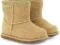 Ciepłe beżowe BOTKI buty EMU dla dziewczynki 25/26