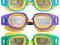 OKULARY GOGLE PŁYWACKIE HIGH STYLE BESTWAY 2279