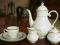 BAVARIA SCHUMANN SERWIS RELIEFY PORCELANA ZŁOTO