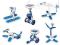 Roboty solarne 6w1 Solar Kit wiatrak helikopter, a